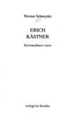 Titelbild: Erich Kästner : ein brauchbarer Autor.