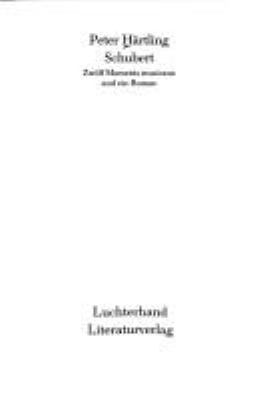Titelbild: Schubert : zwölf Moments musicaux und ein Roman.