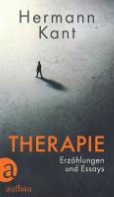 Titelbild: Therapie : Erzählungen und Essay.