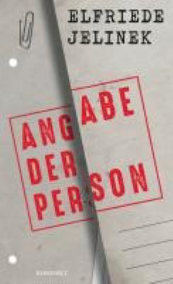 Titelbild: Angabe der Person.