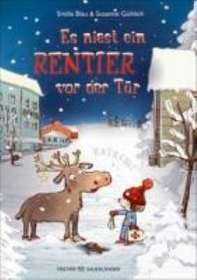 Titelbild: Es niest ein Rentier vor der Tür.