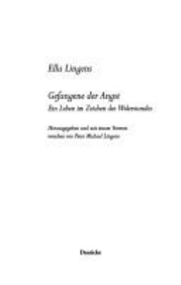 Titelbild: Gefangene der Angst : ein Leben im Zeichen des Widerstandes.