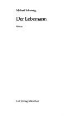 Titelbild: Der Lebemann : Roman.