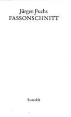 Titelbild: Fassonschnitt. Band 1.