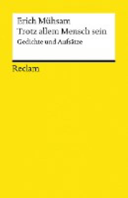Titelbild: Trotz allem Mensch sein : Gedichte und Aufsätze.