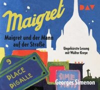 Titelbild: Maigret und der Mann auf der Straße.