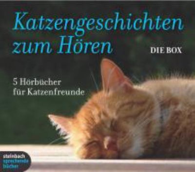 Titelbild: Katzengeschichten zum Hören : 5 ausgewählte Hörbücher für Katzenfreunde.