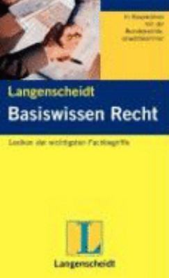 Vergrößerungsansicht: Buchcover von Langenscheidt Basiswissen Recht : Lexikon der wichtigsten Fachbegriffe