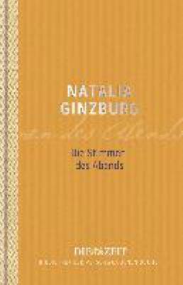 Buchcover von Die Stimmen des Abends von Natalia Ginzburg