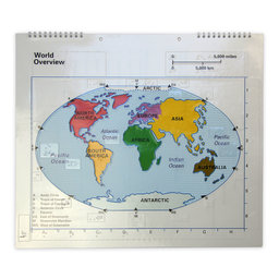 Titelblatt - Weltkarte