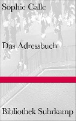 Buchcover von Das Adressbuch von Sophie Calle