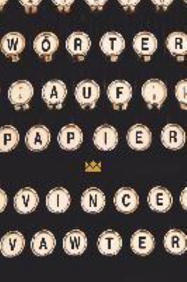 Vergrößerungsansicht: Buchcover von Wörter auf Papier von Vince Vawter