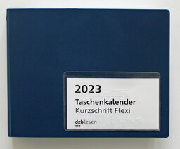 Vergrößerungsansicht: Cover des Taschenkalenders 2023 Kurzschrift Flexi