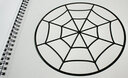 Vergrößerungsansicht: Aufgeschlagenes Ringbuch mit Mandala