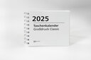 Vergrößerungsansicht: Vorderseite Taschenkalender 2025 in Großdruck mit Spiralbindung