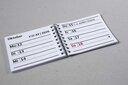 Vergrößerungsansicht: Aufgeschlagener Großdruck-Taschenkalender mit Wochenansicht auf zwei Seiten