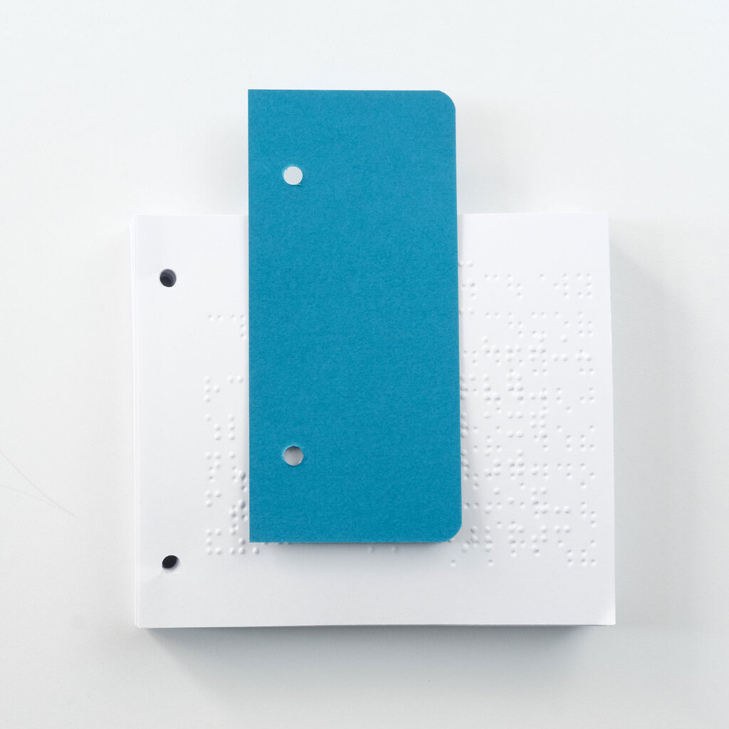 Kalendarium Braille-Taschenkalender FLEXI 2026 Kurzschriftausgabe mit Lesezeichen