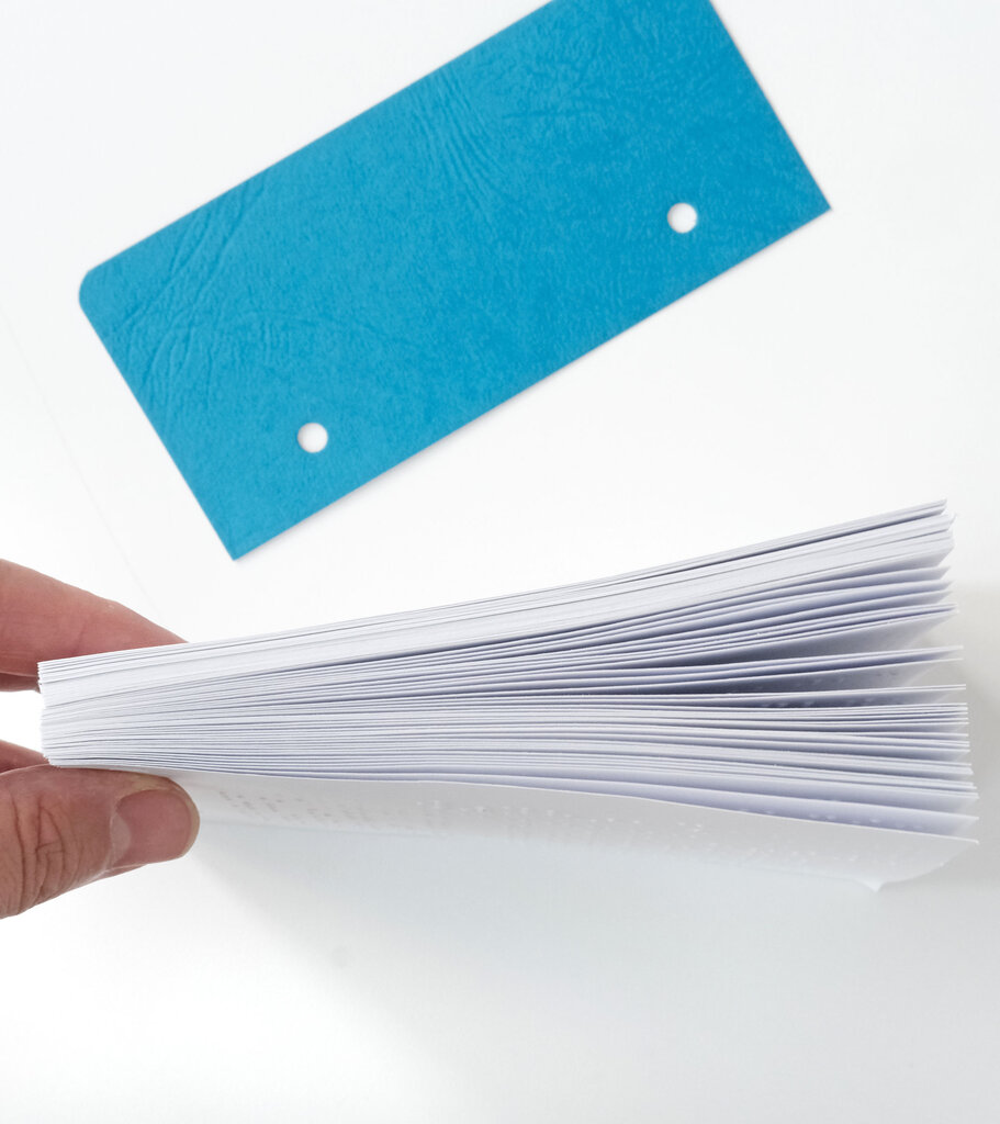 Kalendarium Braille-Taschenkalender FLEXI 2026 Kurzschriftausgabe mit Lesezeichen