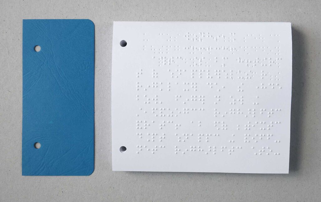 Kalendarium Braille-Taschenkalender FLEXI 2026 Kurzschriftausgabe mit Lesezeichen
