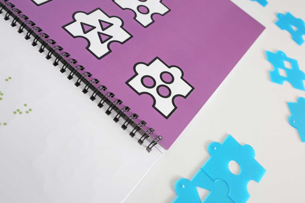 Detailaufnahme einer Buchseite aus dem Rätselheft »Heute puzzeln wir!«