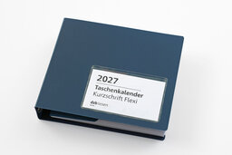 Flexi Taschenkalender 2027 in Kurzschrift