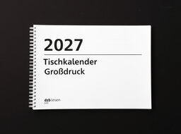 Großdruck-Tischkalender 2027 : Wochenübersicht. 1 Bd.GD