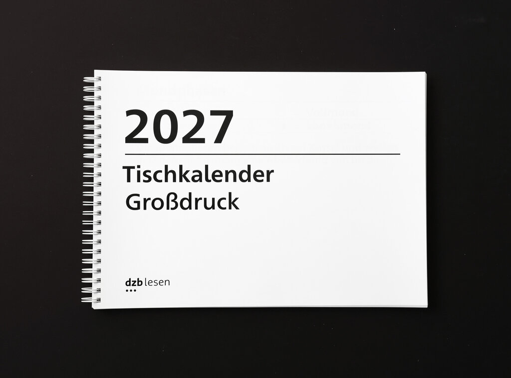 Großdruck-Tischkalender 2027 : Wochenübersicht. 1 Bd.GD