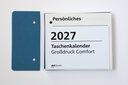Vergrößerungsansicht: Kalendarium Großdruck-Taschenkalender COMFORT 2027 : Nachfüllpack. 1 Loseblatts./KarteGD