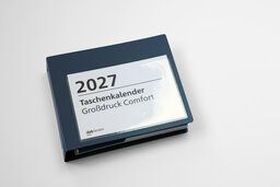 Großdruck-Taschenkalender COMFORT 2027 : mit 25 Notizblättern. 1 RingordnerGD