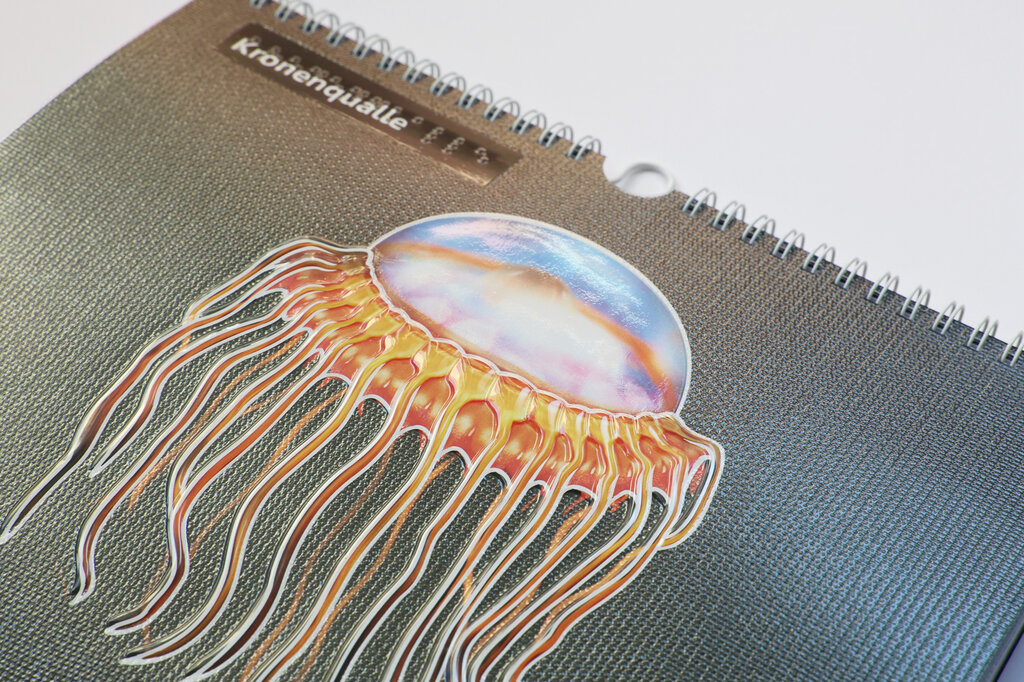Relief-Wandkalender 2027 «Leben in der Tiefsee«. 