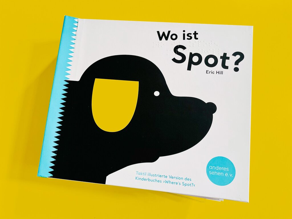 Buchdeckel vom taktilen Kinderbuch 